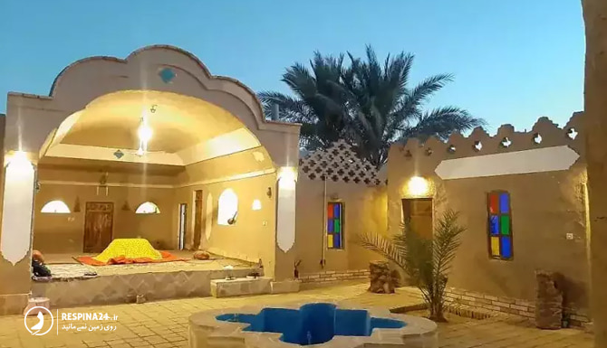 فضای داخلی اقامتگاه بومگردی عمو رضا طبس 