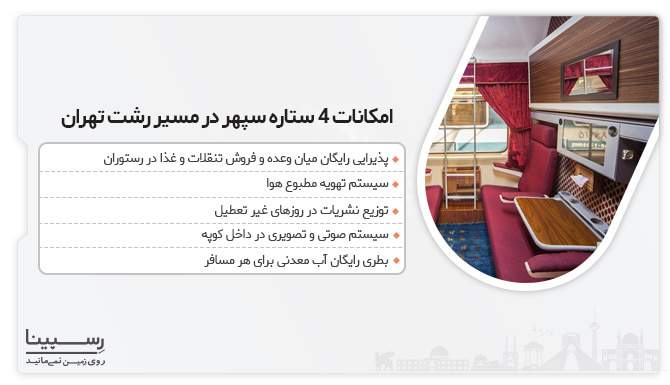 قطار سپهر رشت تهران