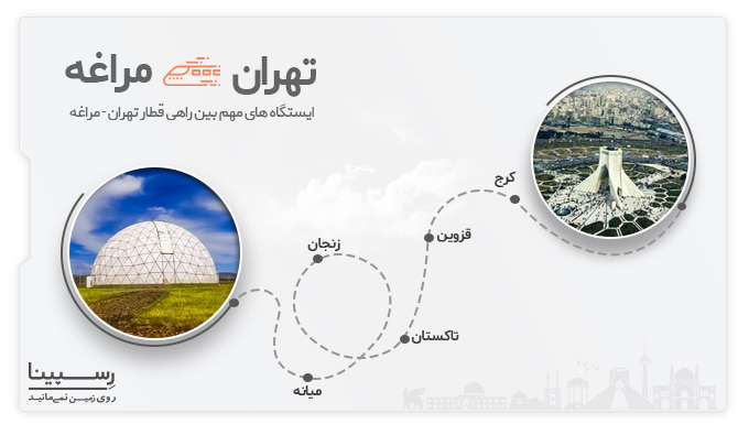 ایستگاه های قطار تهران مراغه