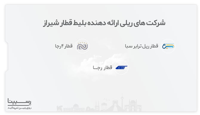 شرکت های ریلی ارائه دهنده بلیط قطار شیراز شرکت های ریلی ارائه دهنده بلیط قطار شیراز