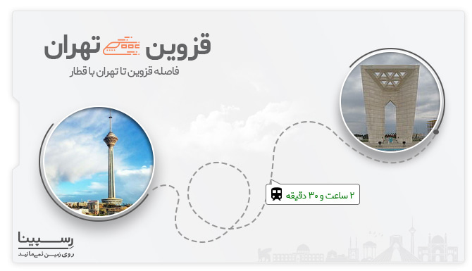 فاصله قزوین تا تهران با قطار قطار قزوین تهران