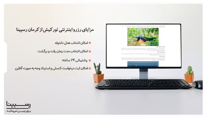 راهنمای رزرو تور کرمان کیش از رسپینا تور کرمان کیش
