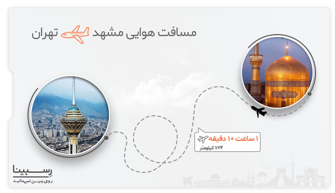 مدت زمان سفراز مشهد تا تهران با هواپیما