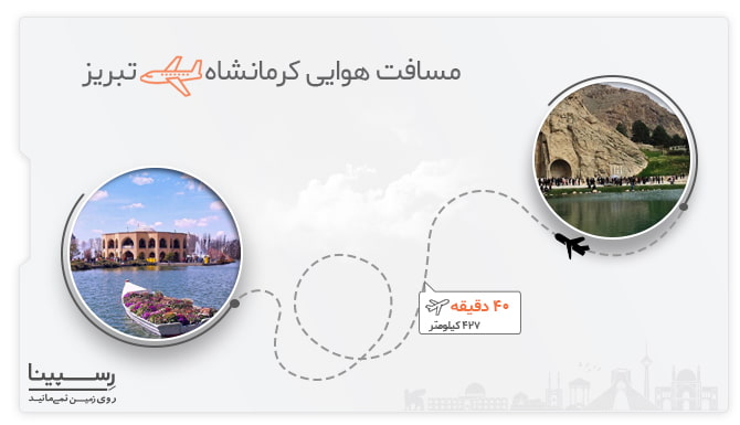 مسیر هوایی کرمانشاه تبریز مسیر هوایی کرمانشاه تبریز