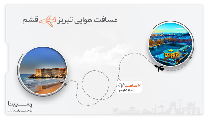 اطلاعات مسیر هوایی تبریز قشم اطلاعات مسیر هوایی تبریز قشم