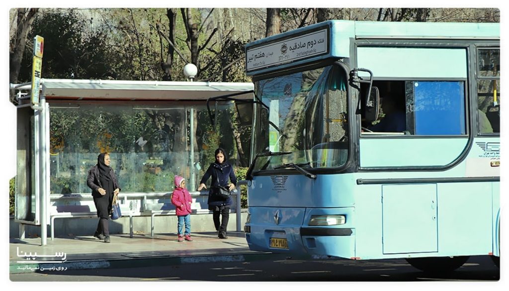 دسترسی به خیابان سی تیر تهران با اتوبوس