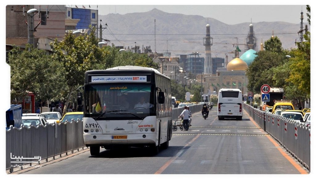 دسترسی به برج سلمان مشهد با اتوبوس