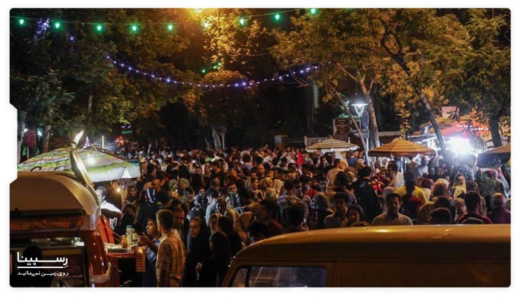 جشن های خیابان سی تیر تهران