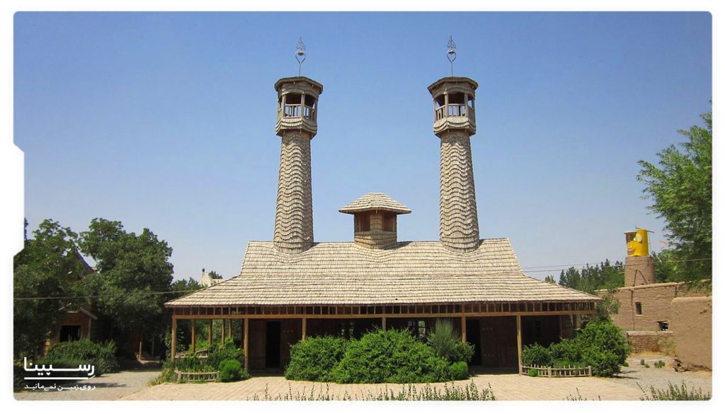 مسجد چوبی نیشابور در نزدیکی گراب مشهد