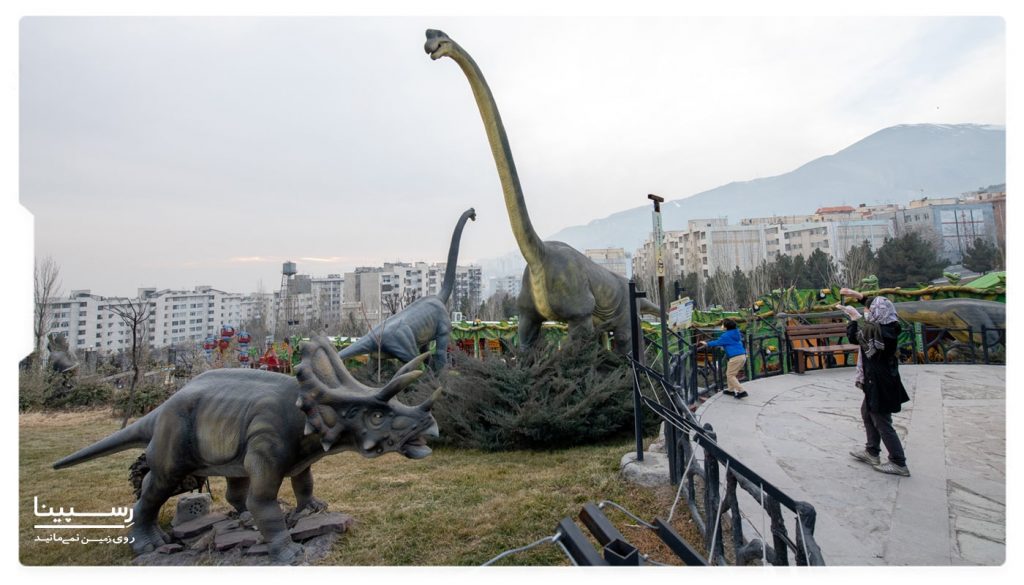 مجسمه دایناسورها و حیوانات پارک ژوراسیک تهران