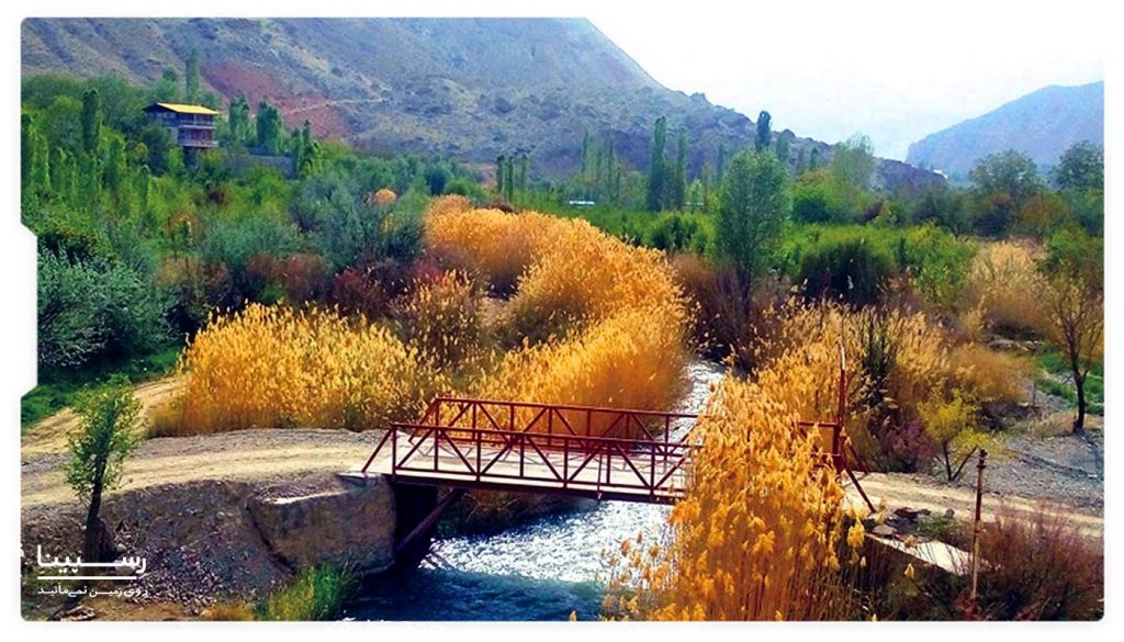 روستای زیرن دشت جاهای دیدنی اطراف تهران زمستان