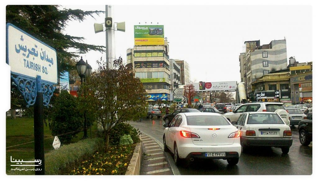 خیابان امامزاده صالح با خودرو