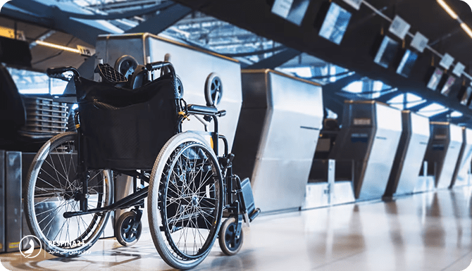 امکانات قطار برای معلولین