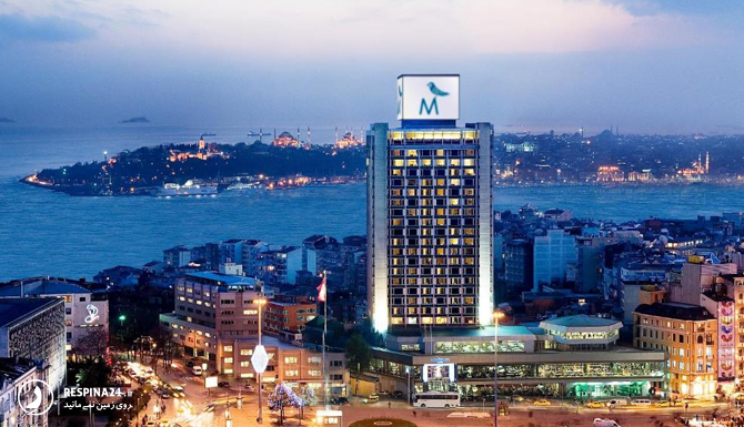 نمای هتل مارمارا تکسیم استانبول