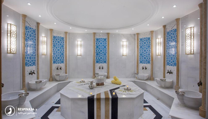 حمام ترکی هتل پارما استانبول