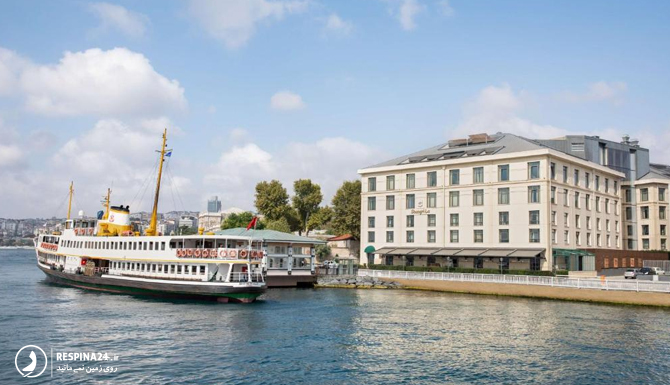 نمای هتل شانگری لا بسفروس استانبول