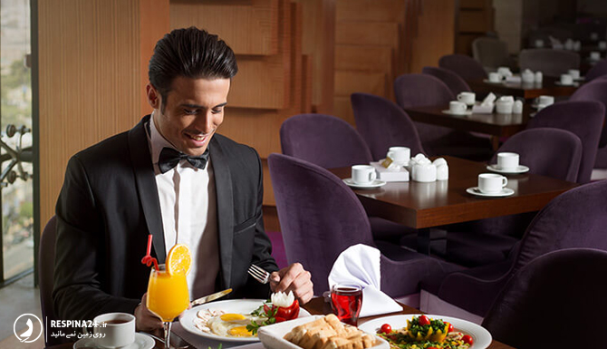 صبحانه هتل درویشی مشهد