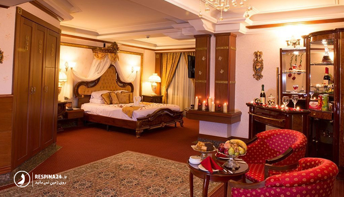 اتاق هتل قصر طلایی مشهد
