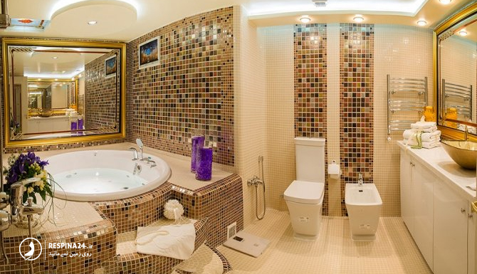 سرویس بهداشتی هتل قصر طلایی مشهد
