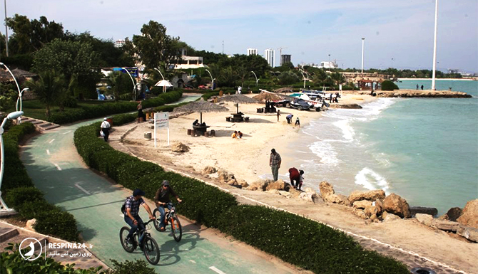پیست دوچرخه سواری ساحل مرجان در کیش
