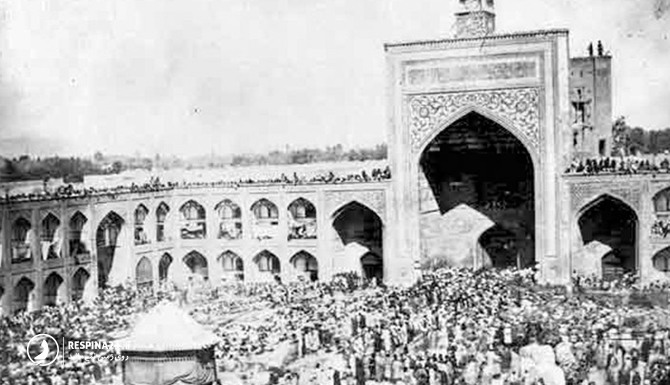 عکس مسجد گوهرشاد مشهد در قدیم
