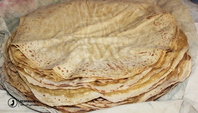 نان سنتی در خانه بومیان کیش