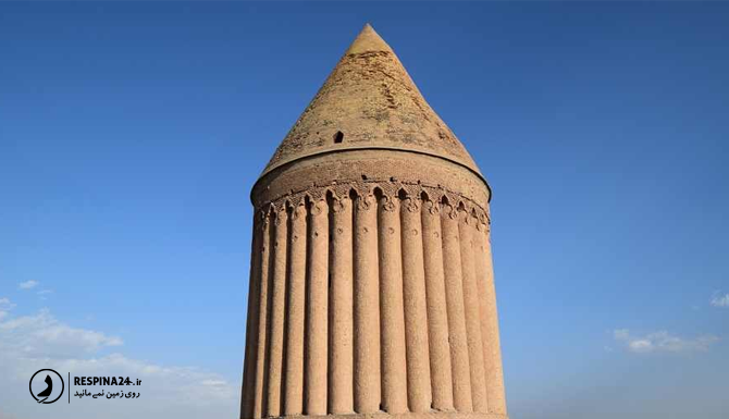 برج رادکان از مکان های تاریخی اطراف مشهد مقدس 