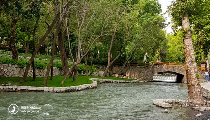 پارک وکیل آباد مشهد فضای پیاده روی
