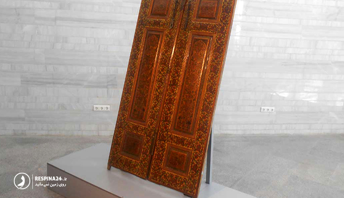 درب چوبی تاریخی در موزه بزرگ خراسان