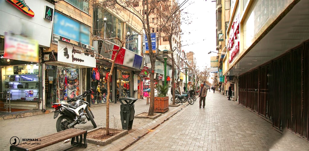 خیابان جنت از جاهای دیدنی و خیابان های معروف مشهد برای بازارگردی 