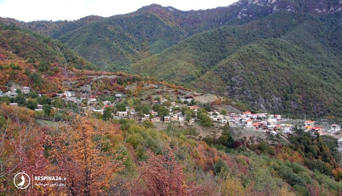 تصویری از روستای مایان در طرقبه مشهد