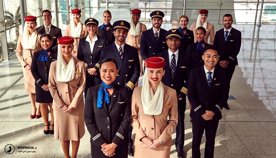 کارکنان هواپیمایی امارات 