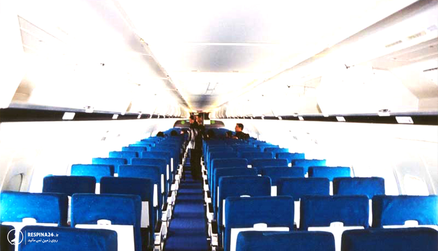 داخل هواپیمای مک دانل داگلاس ام- دی  83  