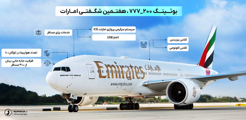 بوئینگ 200-700 هواپیمایی امارات 