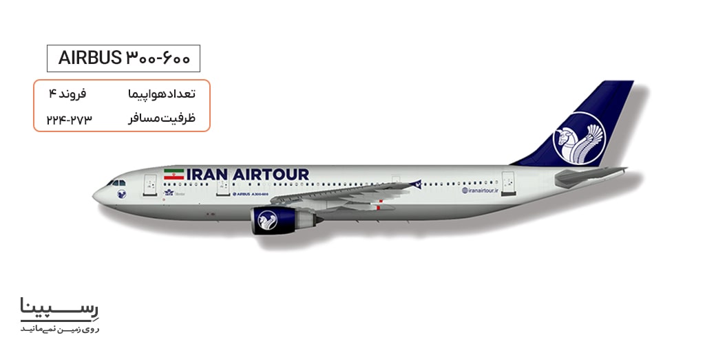 ایرباس 600-300 هواپیمایی ایران ایرتور