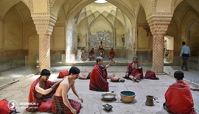 نمایی از موزه حمام وکیل