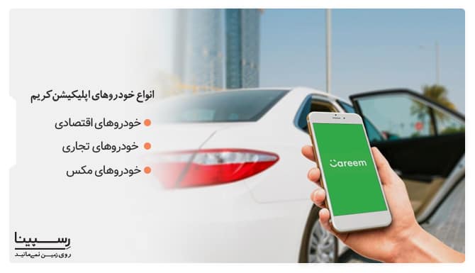 انواع خودروهای اپلیکیشن کریم در دبی انواع خودروهای اپلیکیشن کریم در دبی