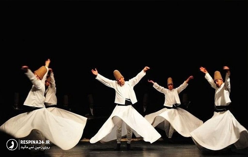 رقص سماع از نمایی دیگر در موزه مولوی گالاتا استانبول