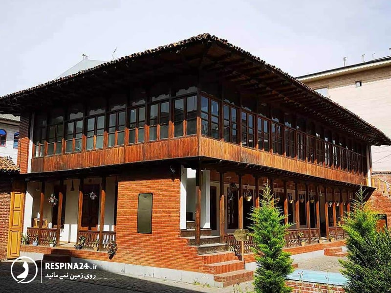 نمای ساختمان خانه میرزا کوچک خان جنگلی در رشت