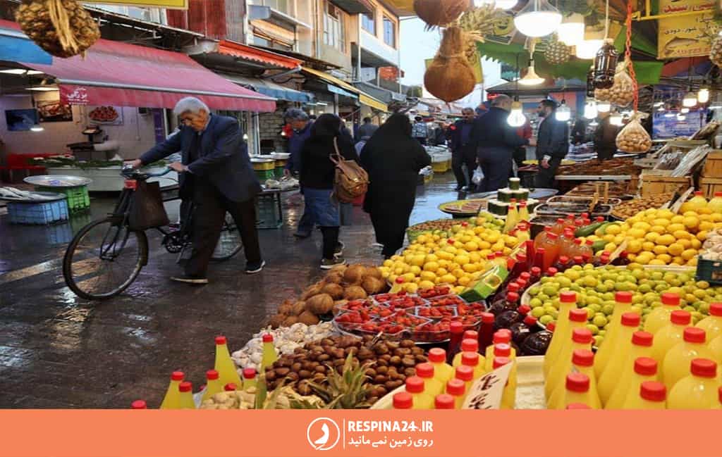 بازار محلی در نزدیکی میدان شهرداری