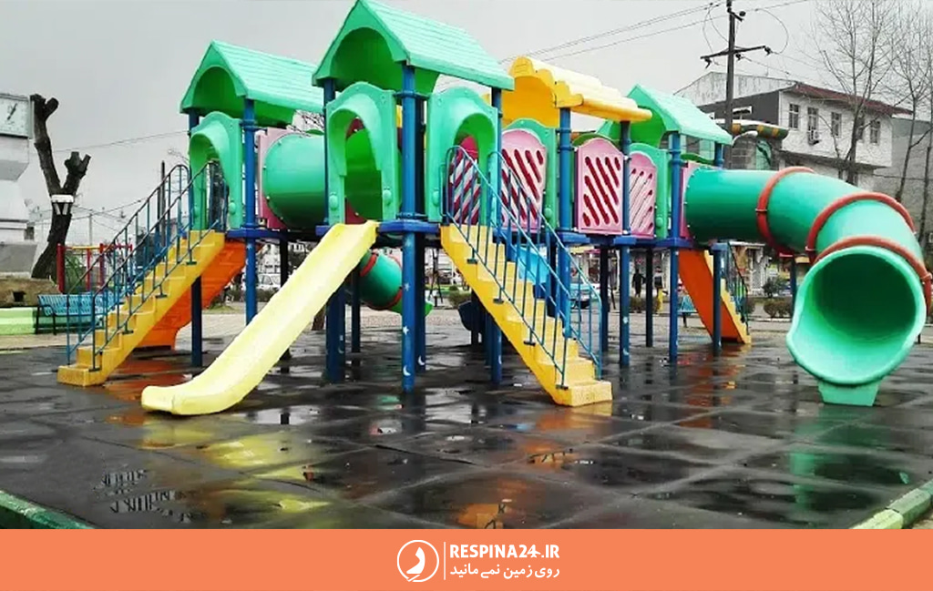 زمین بازی کودکان در باغ محتشم رشت