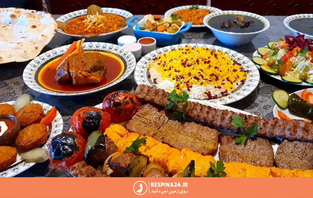غذای معروف رستوران کباب سرای امیران