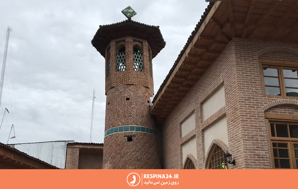 تصویر گنبد مسجد صفی یا همان مسجد سفید در رشت .