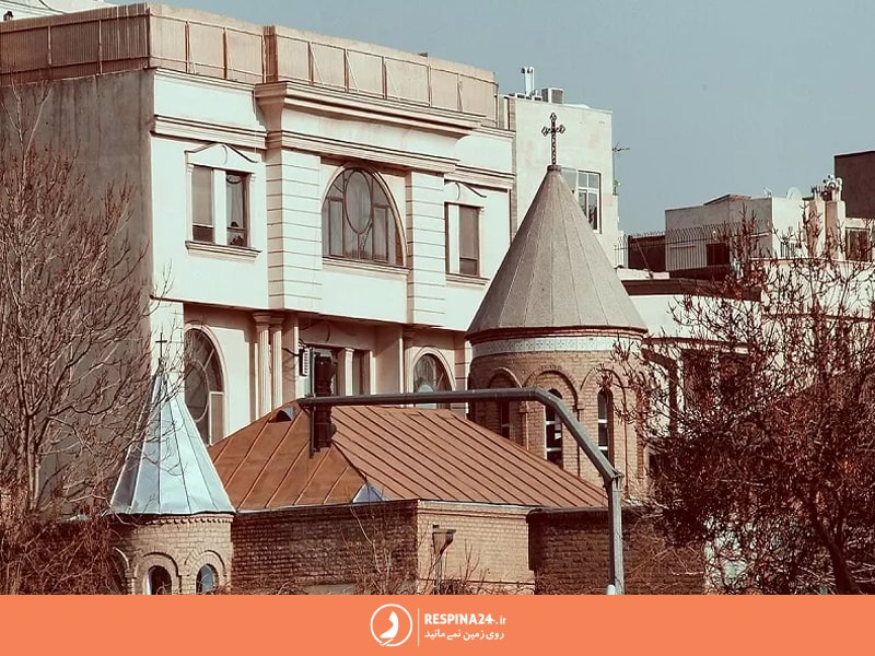 تصویری از بنای کلیسا مسروپ مقدس