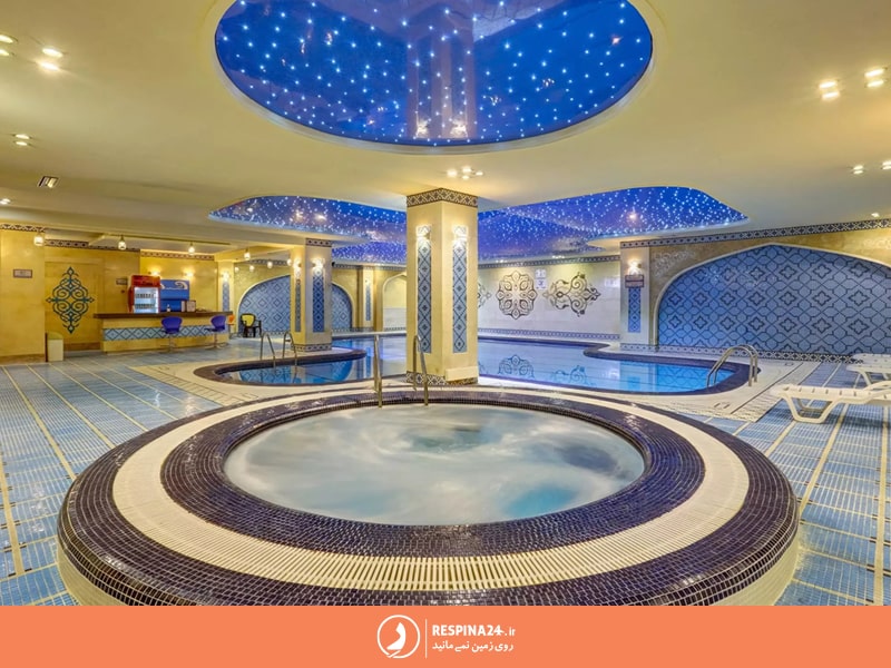 استخر و سونا و جکوزی هتل مدینه الرضا مشهد 