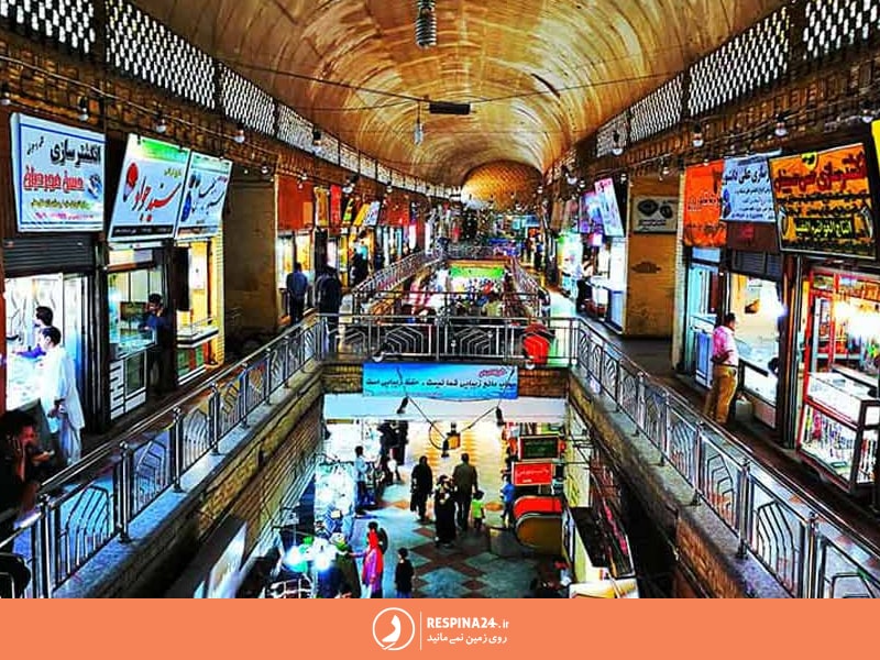 محیط داخلی بازار رضا مشهد
