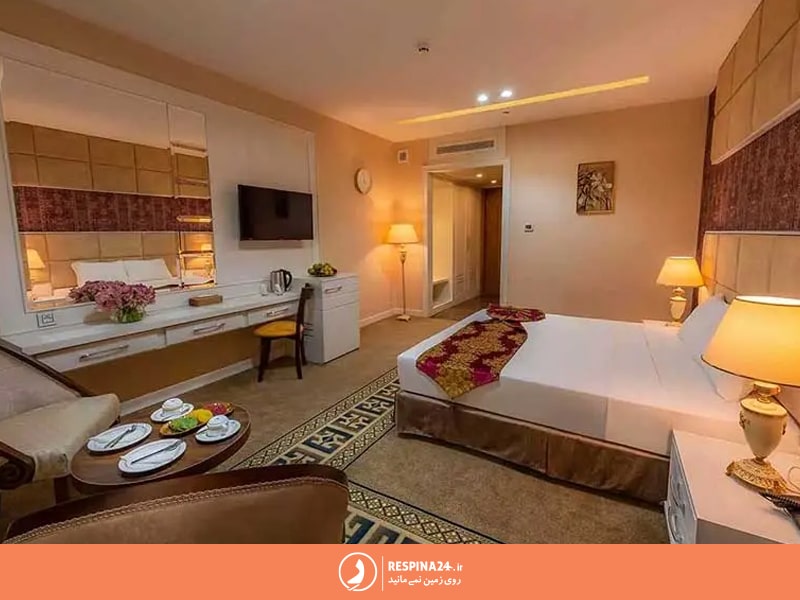 اتاق دو نفره هتل مدینه الجواد مشهد