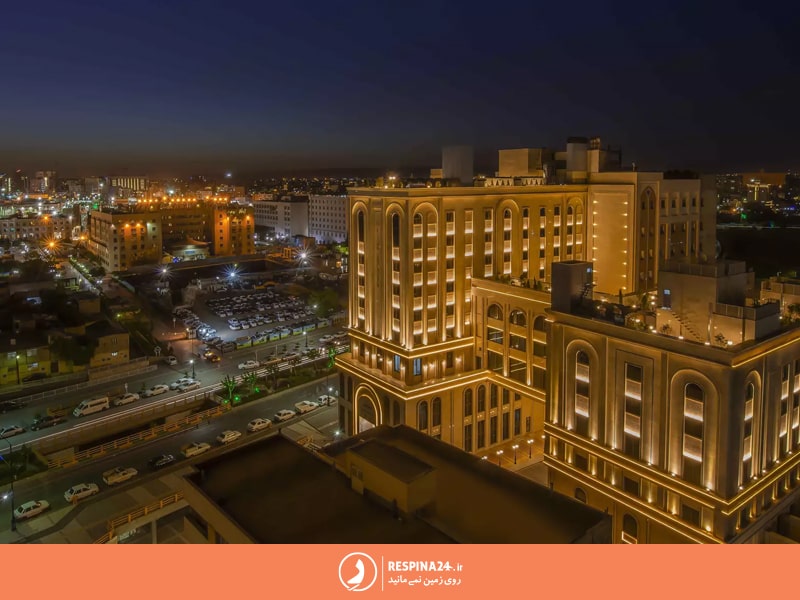 ساختمان هتل مدینه الجواد مشهد