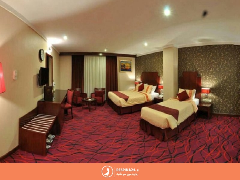 اتاق دو نفره هتل پارسیس مشهد