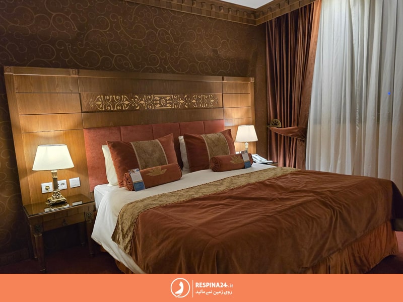 نمایی از اتاق های هتل زندیه شیراز